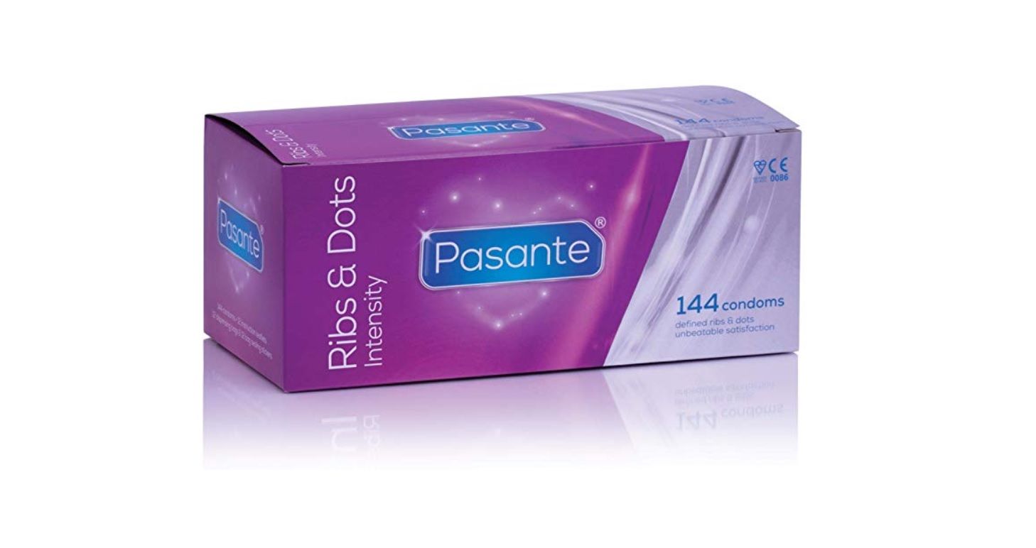 ¡Chollo! Pack de 144 preservativos Pasante Intensity por sólo 12,16€ (0,08/unidad)