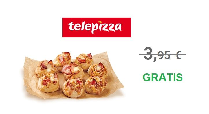 Prueba gratis los nuevos pizzolinos de Telepizza (PVP 3,95€)