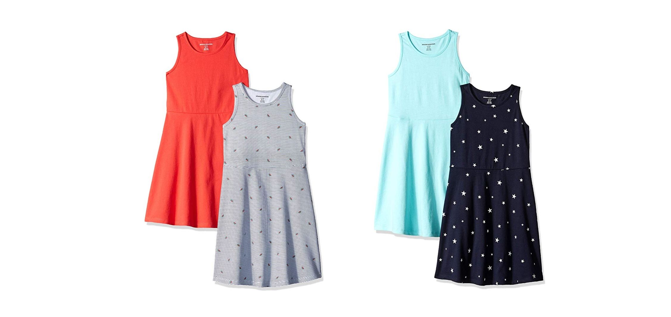 ¡Chollo! Pack de 2 vestidos para niñas de Amazon Essentials desde sólo 6,19€