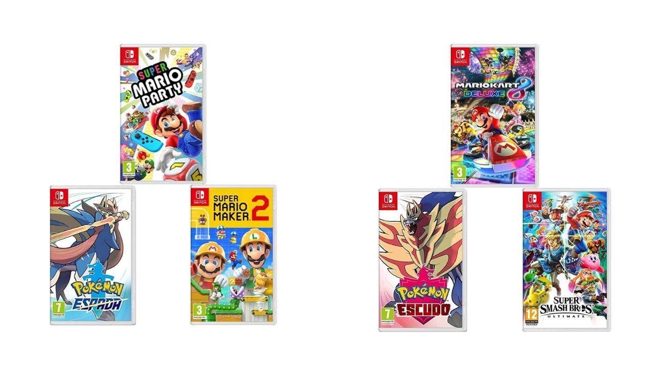 ¡Chollo! Packs de 3 juegos para Nintendo Switch por 102€ (PVP 145€)