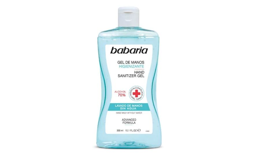 Gel de manos higienizante 70% alcohol Babaria 300ml por 3,50€