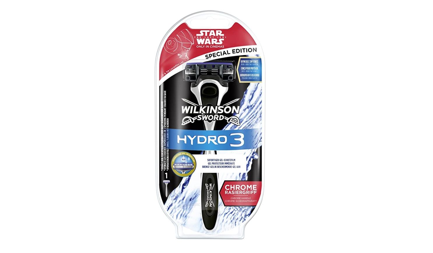 ¡Chollo! Maquinilla Wilkinson Sword Hydro 3 Star Wars Special Edition por sólo 8,50€ (antes 14,25€)