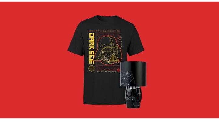 Pack Darth Vader camiseta + lámpara por sólo 18,48€ con cupón