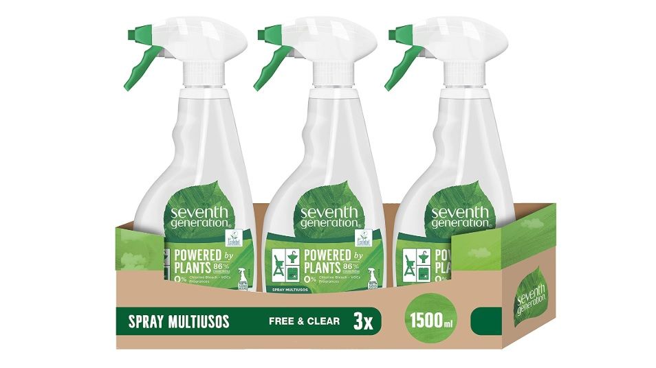 Pack 3x Limpiador multiusos ecológico Free & Clear Seventh Generation 500 ml