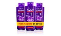 ¡Chollo! x3 Champú L'Oreal Violeta Matizador para Pelo Teñido, Rubio, Decolorado o Gris por sólo 8,50€ (PVP 12€)