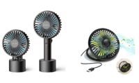 ¡Cupones! Pack de 2 ventiladores de mano por 13,99€ y mini ventilador portátil por 8,99€