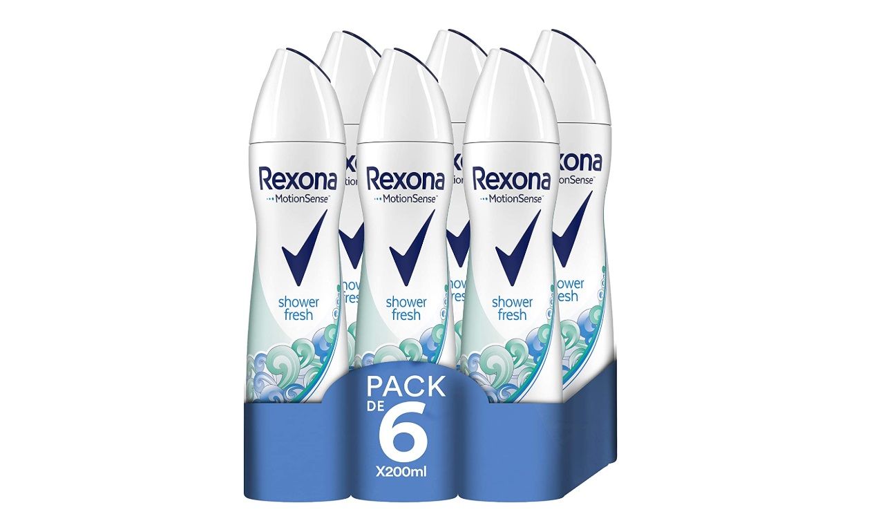 Pack de 6 desodorantes de Rexona