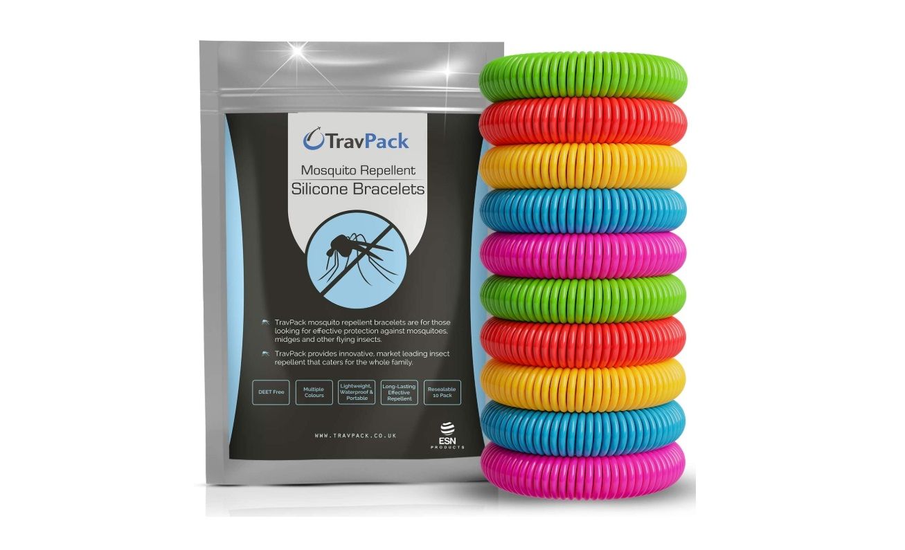 ¡Chollo! 10 Pulseras antimosquitos TravPack por sólo 5,99€ (antes 10€)