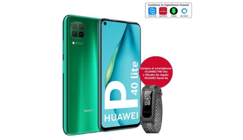 ¡Sólo hoy! Huawei P40 Lite 6/128GB + pulsera Huawei Band 4e de regalo por sólo 189€ en Amazon