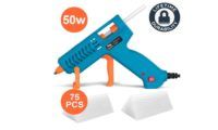 ¡Preciazo! Pistola de silicona 50W + 75 barras por sólo 10,99€ (antes 15,99€)