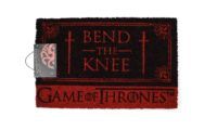 ¡Chollo! Felpudo Juego de tronos Bend The Knee por sólo 10€ (antes 18€)