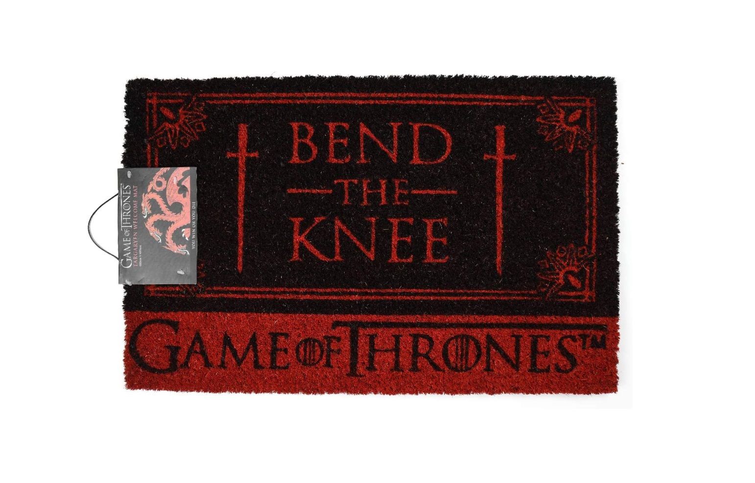 ¡Chollo! Felpudo Juego de tronos Bend The Knee por sólo 10€ (antes 18€)