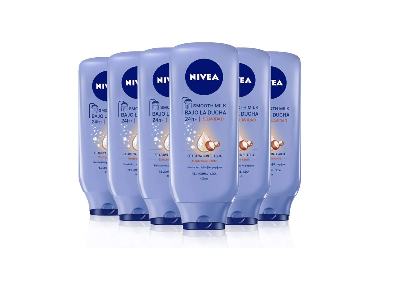 ¡Chollo! Pack de 6 envases de Nivea bajo la ducha Smooth Milk por sólo 17,46€ (antes 28€)