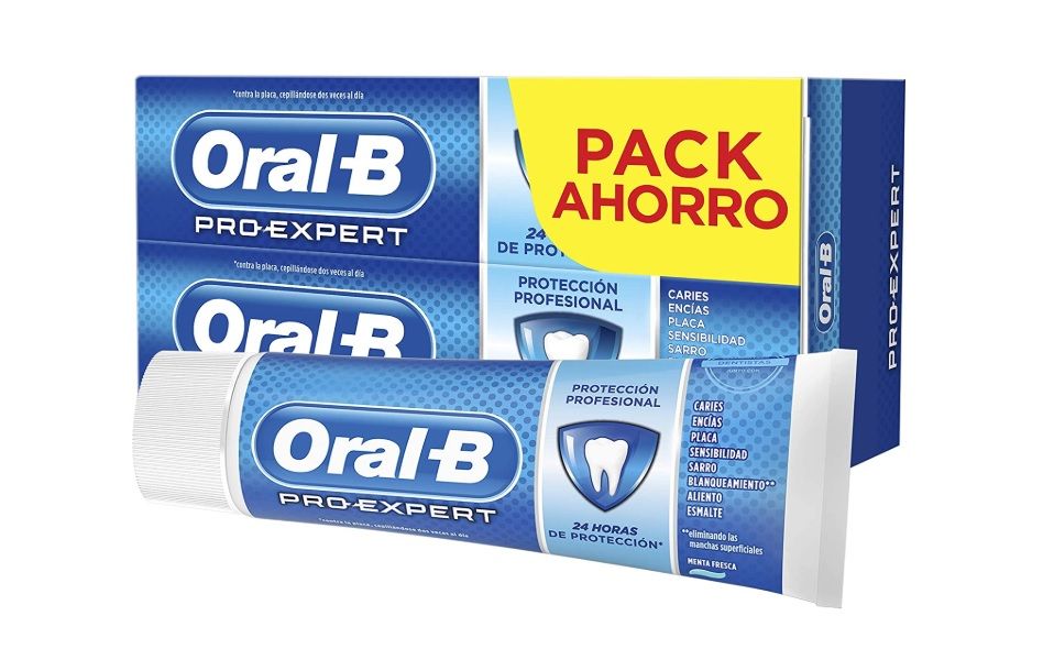 Pack 2x Pasta de dientes Oral-B Pro-Expert por sólo 2,99€ al tramitar pedido (PVP 4,99€)