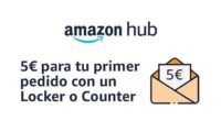 5€ de regalo en Amazon con tu primer pedido con Locker o Counter
