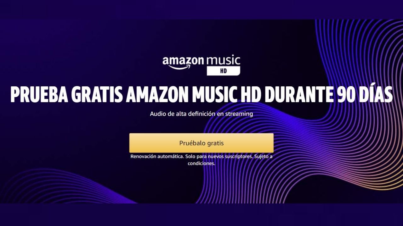 ¡Promoción! 3 meses gratis en Amazon Music HD para nuevos clientes (PVP 45€)