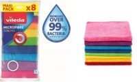 ¡Chollo! Pack 8 Bayetas Vileda Microfibre Colors por sólo 4,90€ (Descuento al tramitar)