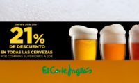 ¡Chollo El Corte Inglés! 21% de decuento en cervezas + descuento 2º unidad