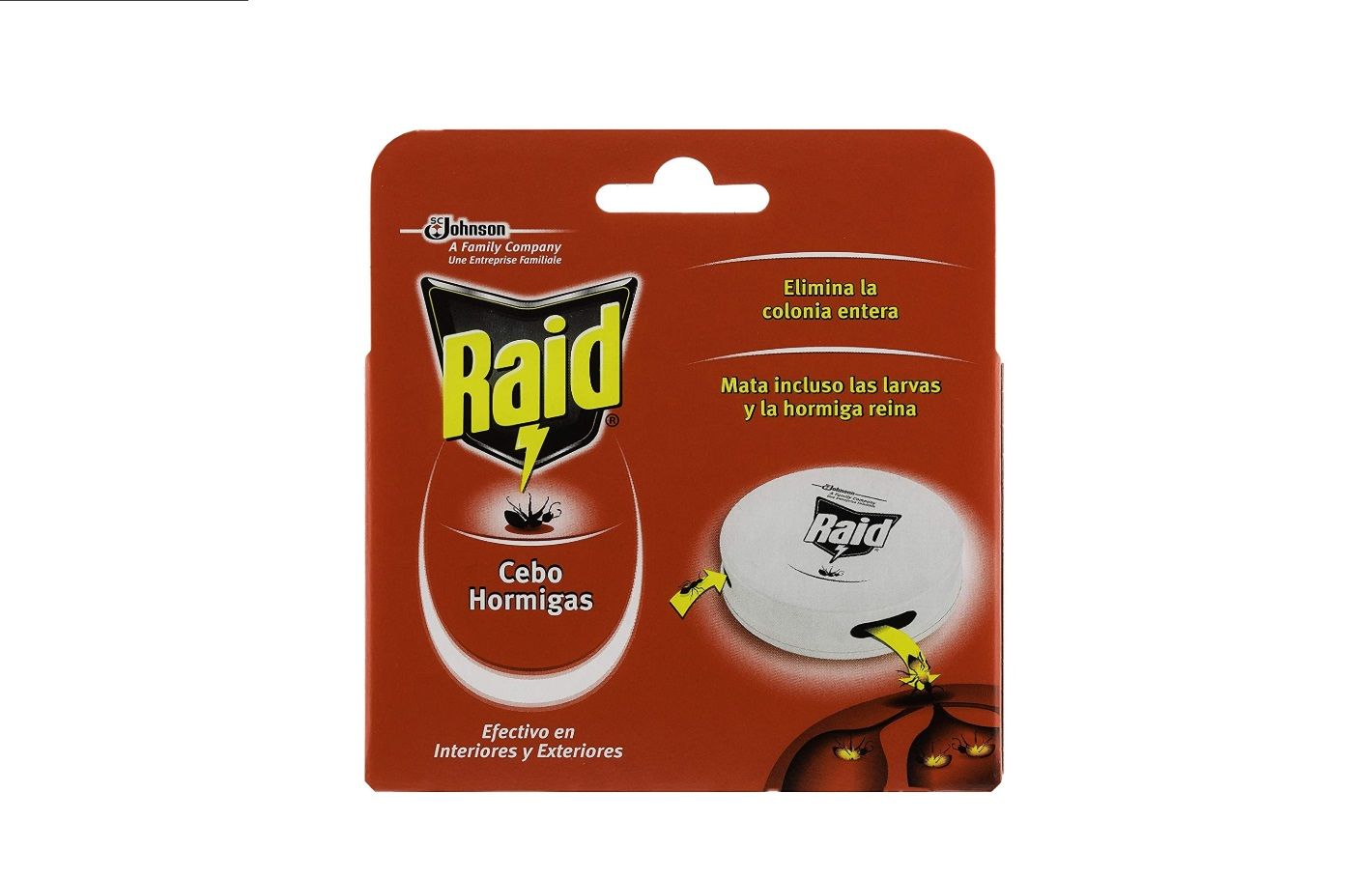 Raid Cebo Antihormigas - Insecticida interior y exterior