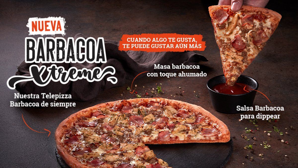¡Último día! Código nueva Telepizza Barbacoa Xtreme desde sólo 6€ (PVP 21,95€)