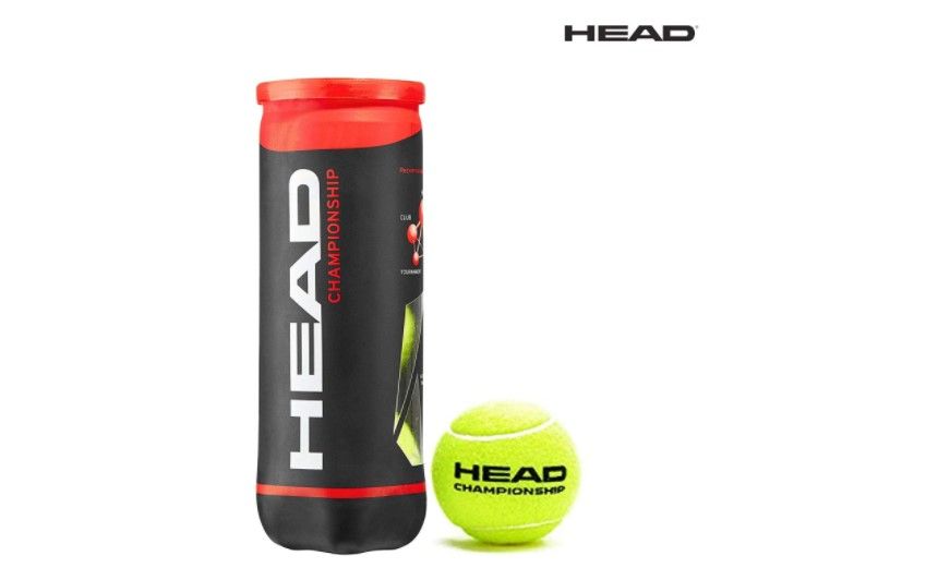 3 bolas de tenis HEAD Championship por sólo 2,84€ al tramitar pedido