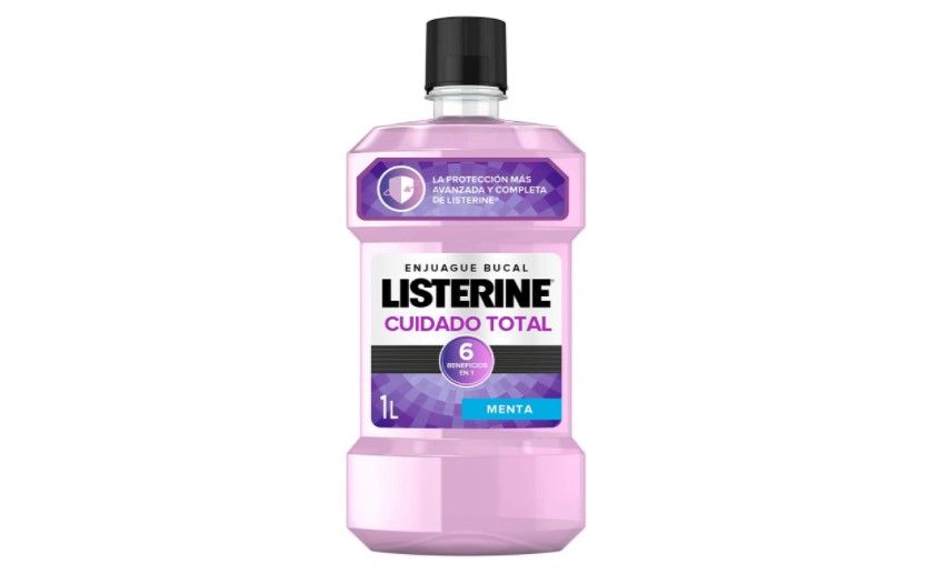 Enjuague bucal Cuidad Total Listerine 1 litro (dto con compra recurrente)