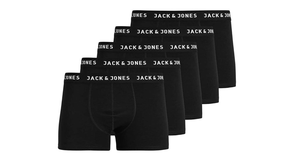 Pack de 5 bóxer color negro Jack & Jones