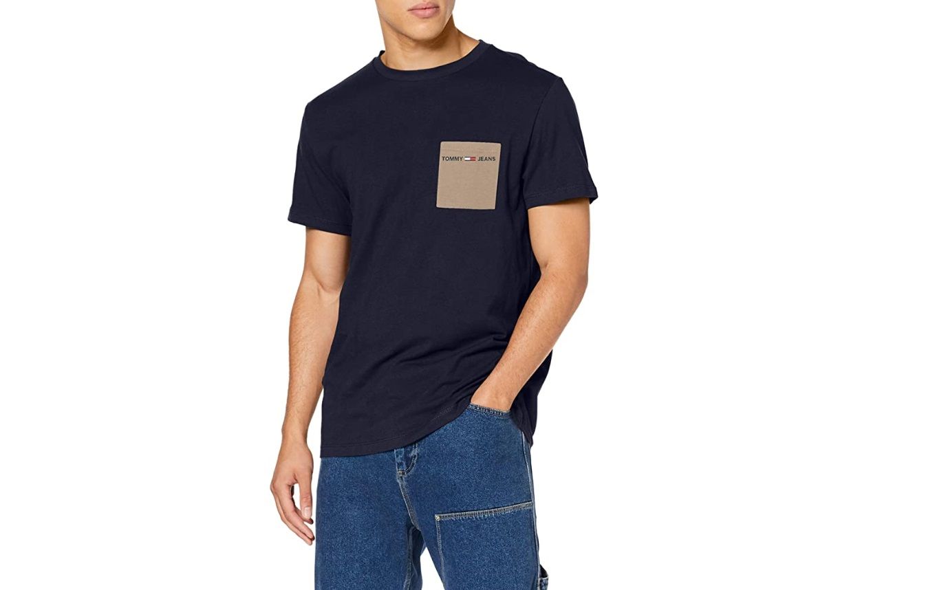 ¡Chollazo! Camiseta Tommy Hilfiger TJM Contrast Pocket tee por sólo 14,50€ (antes 29€)