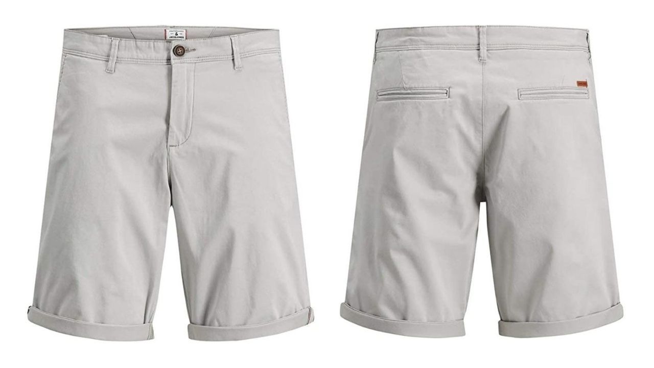 ¡Chollo! Pantalones cortos chinos Jack & Jones Bowie Solid por sólo 13,95€ (2 colores)