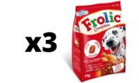 ¡Chollo! Pack de 3 bolsas de Pienso para perros Frolic Complete de 4kg por sólo 12€ ¡3 al precio de 1!