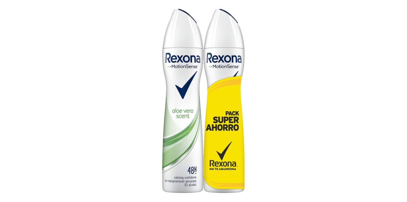 ¡Chollo! Pack 2x desodorante Rexona Aloe Vera Antitranspirante (2x200ml) por sólo 2,99€ (Dto al tramitar)