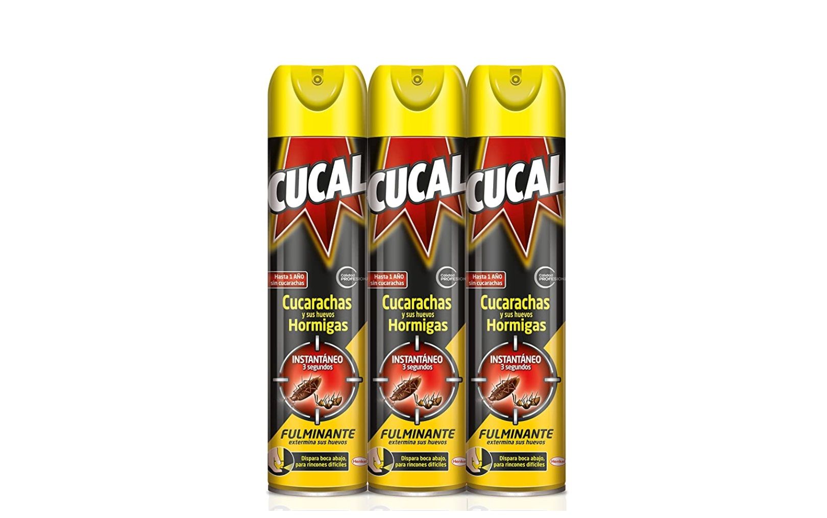 ¡Chollo! Pack de 3 envases de Cucal Aerosol Instant por sólo 8,84€ al tramitar el pedido