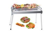 ¡Más barata! Barbacoa portátil de acero inoxidable 6-9 personas por sólo 24,99€ (PVP 40,99€)