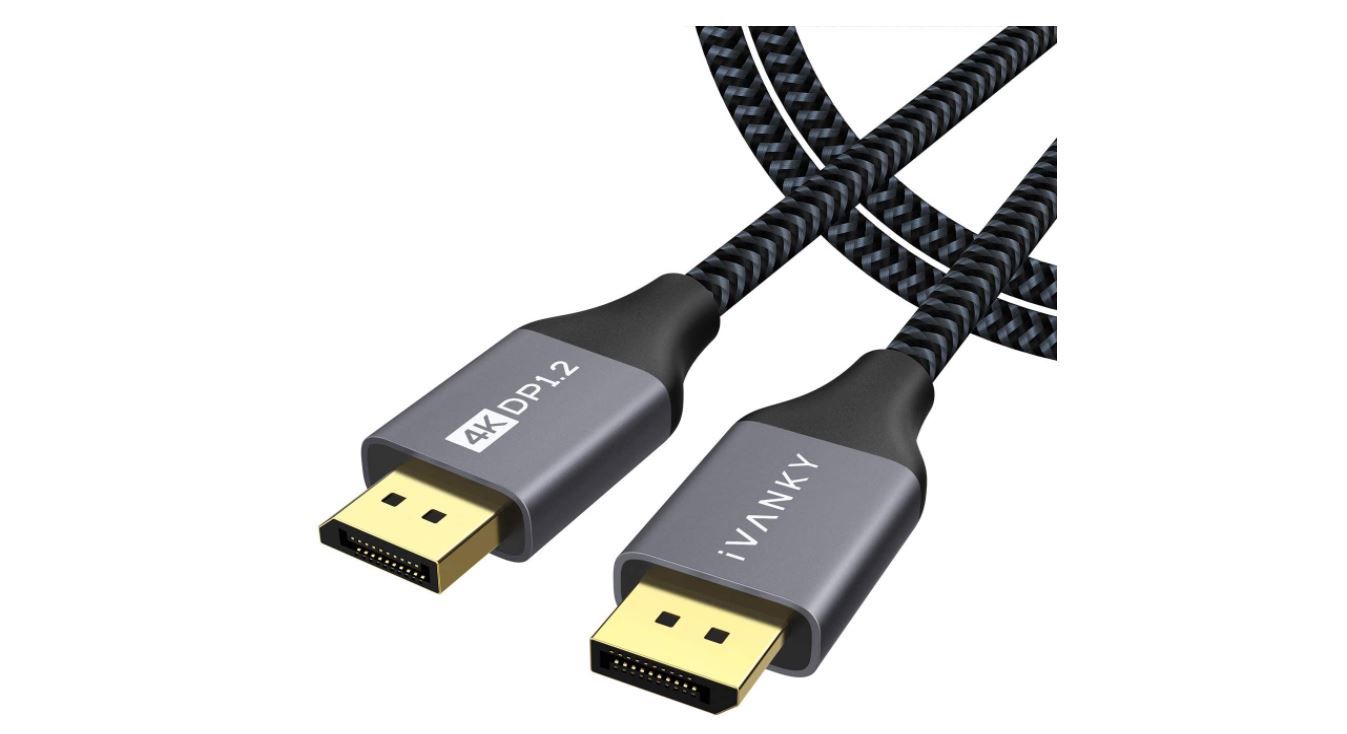 ¡Cupón 50%! Cable de 2 metros DisplayPort 1.2 4K de iVANKY por sólo 6,49€ (PVP 12,99€)