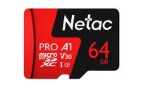 MicroSD Netac Pro 64GB A1 V30 U3 por sólo 9,99€ (PVP 19,99€) con cupón