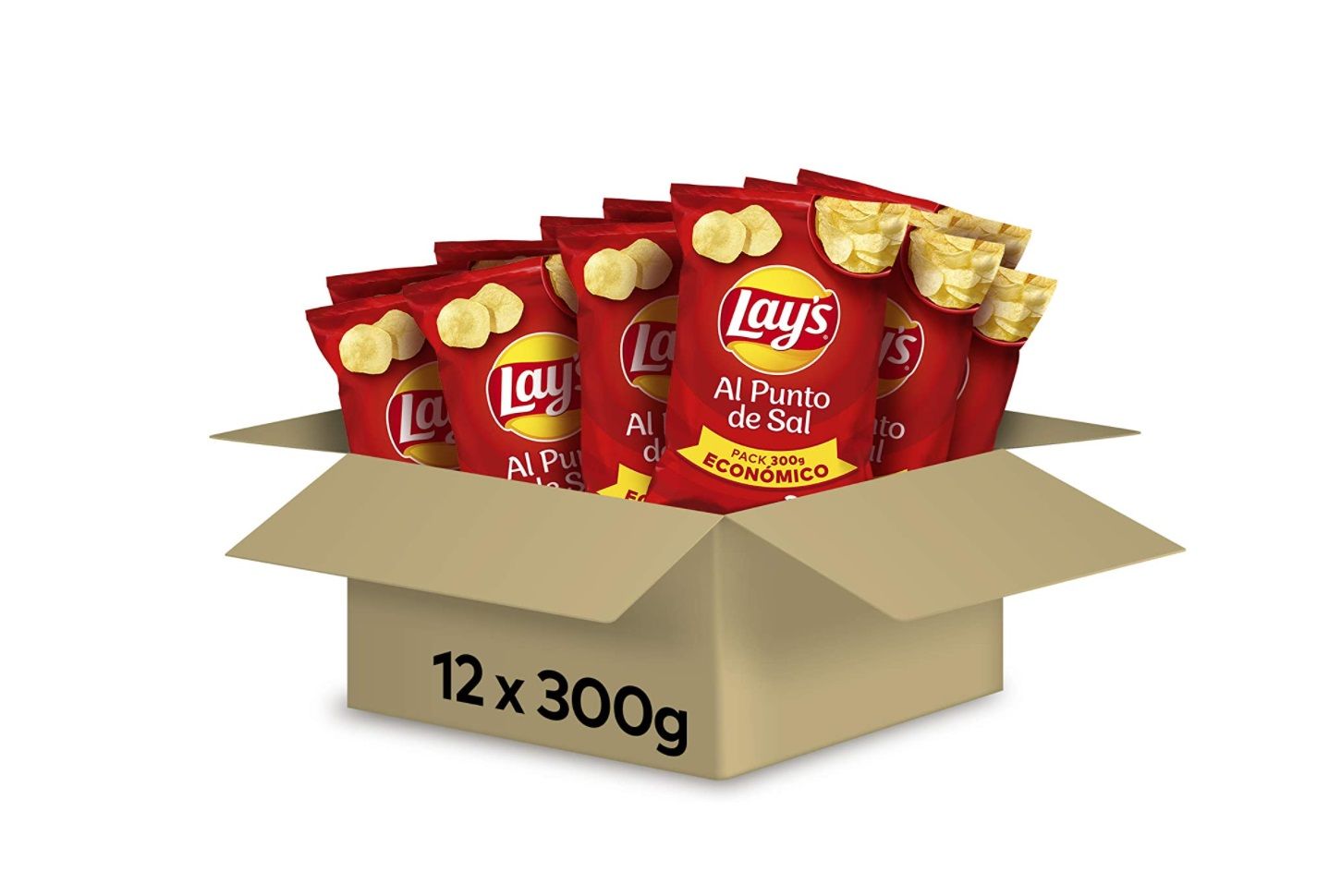 ¡Descuentazo! 12 Bolsas de patatas fritas Lay'S de 300 gr por sólo 13,08€ (antes 26€)