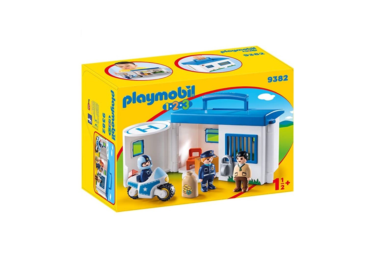 ¡Chollazo! Maletín comisaría de Policía de Playmobil 1.2.3 por sólo 16,99€ (antes 30€)