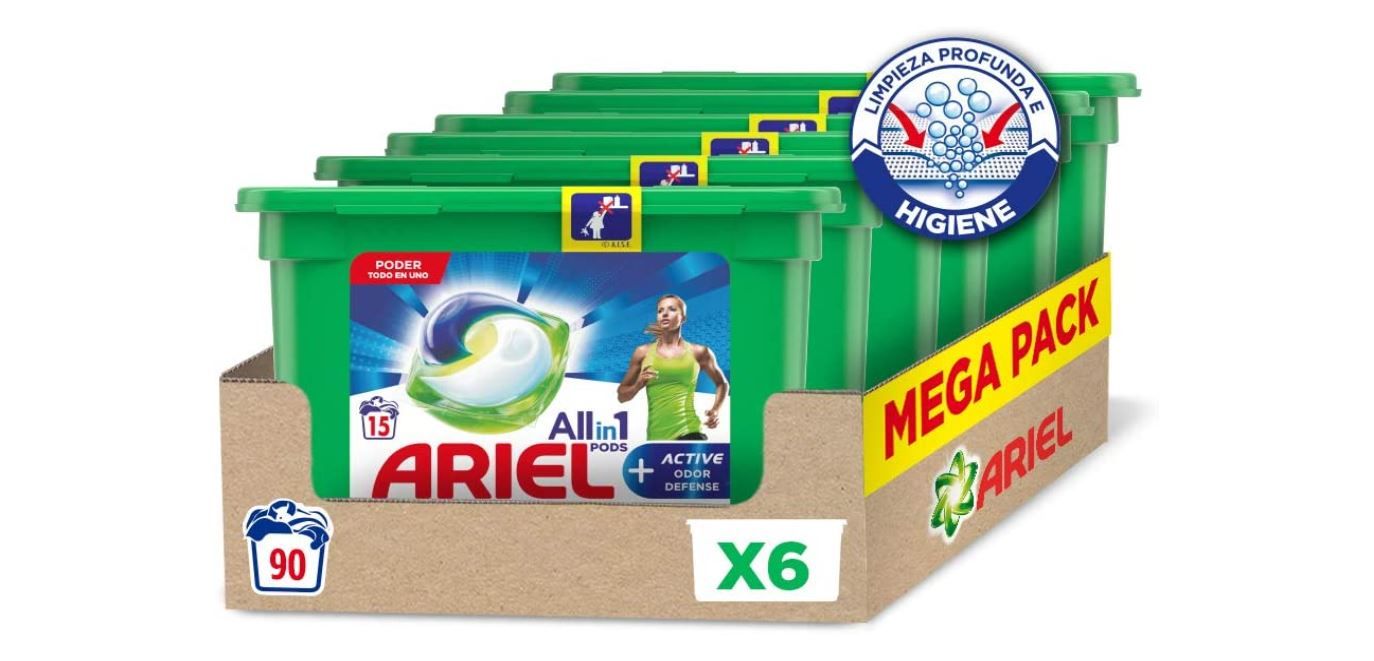 ¡Chollo! Pack de 90 cápsulas de Ariel All in 1 Pods por sólo 24,60€ (antes 33€)