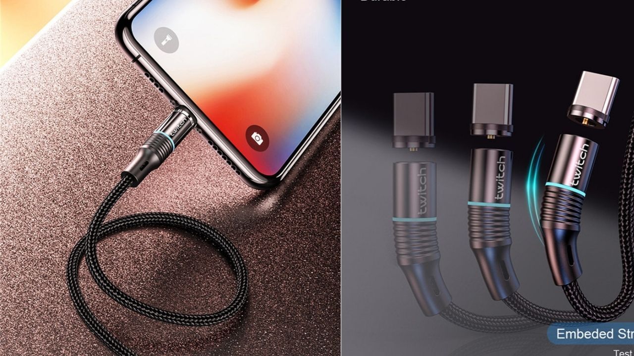 ¡Chollito! Cable magnetico 1m micro USB, tipo C o Apple por sólo 0,76€