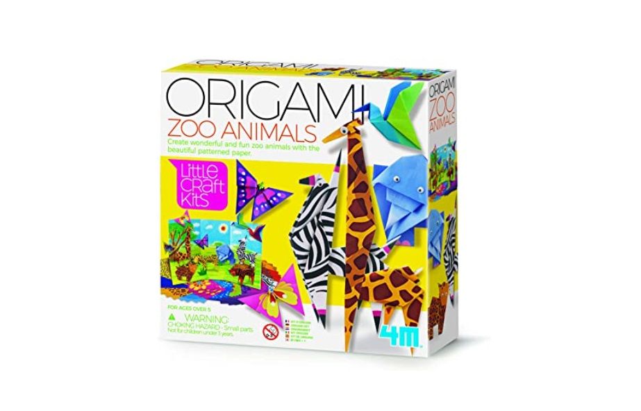 Juego educativo Little Craft Origami Zoo Animales