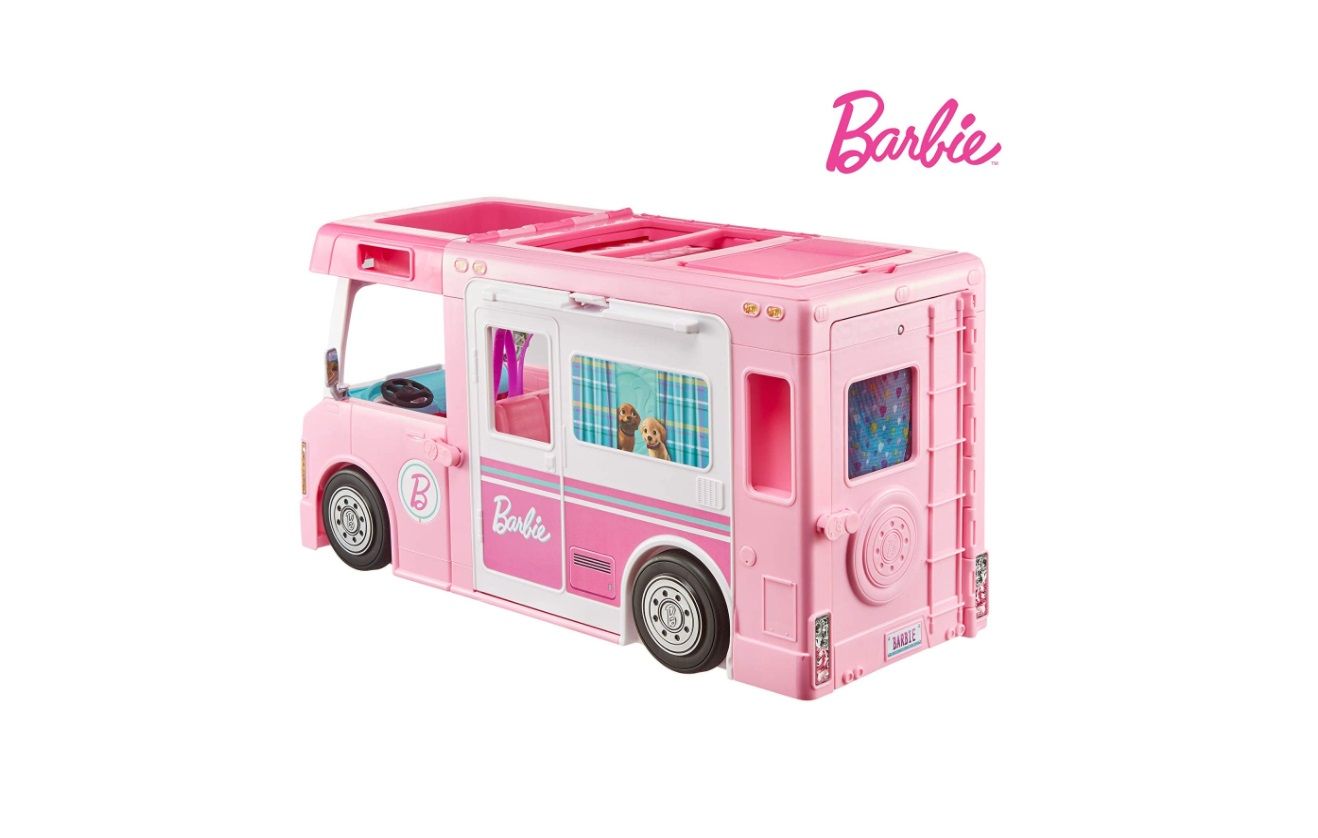 Barbie caravana para aparcar