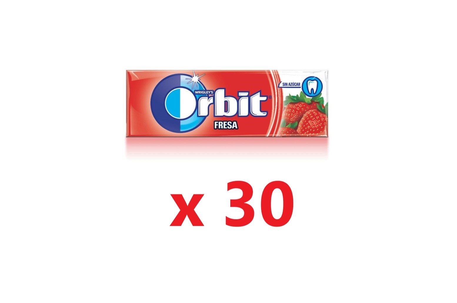 ¡Chollazo! 30 paquetes de chicles de fresa de Orbit