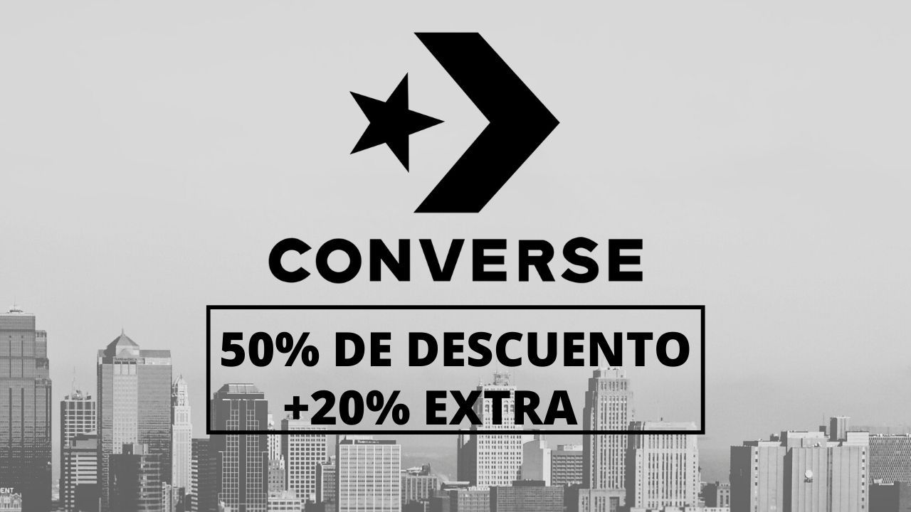 ¡Chollo! Hasta 50% de descuento en Converse + 20% EXTRA