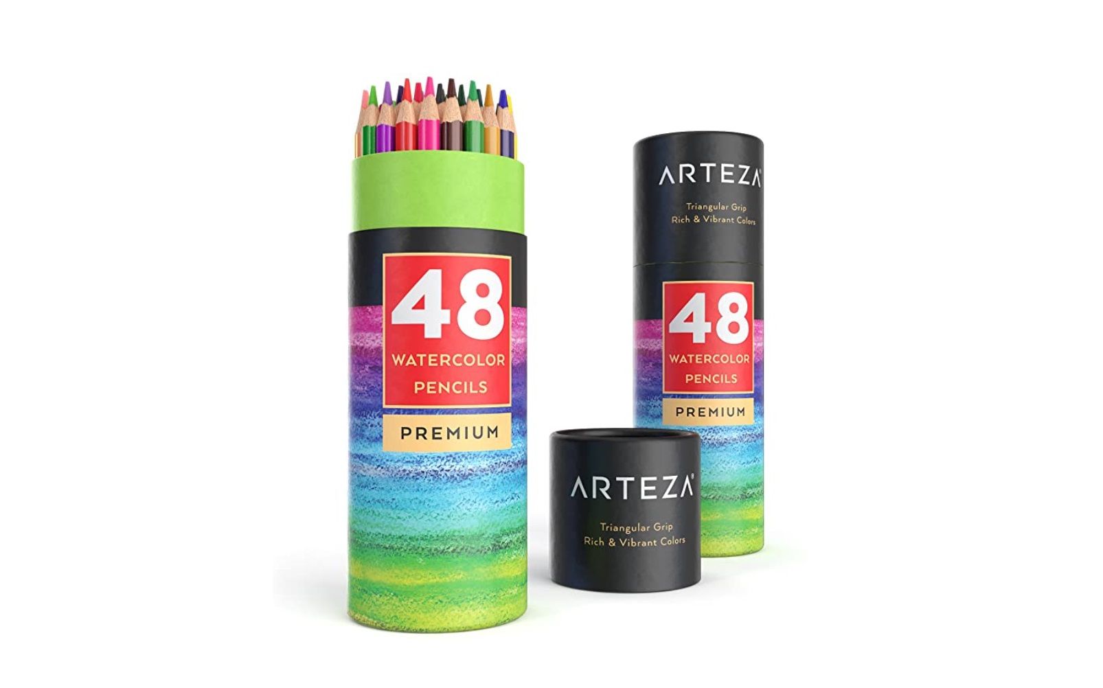 ¡Oferta flash! Juego de 48 lápices acuarelables Arteza por sólo 8,75€ (antes 21,62€)