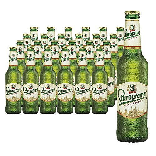 24 botellines de Staropramen Premium Cerveza Lager