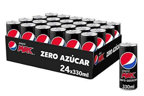 24 latas de Pepsi MAX Zero azúcar (al tramitar el pedido)