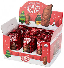 24 unidades de Kit Kat Santa Single