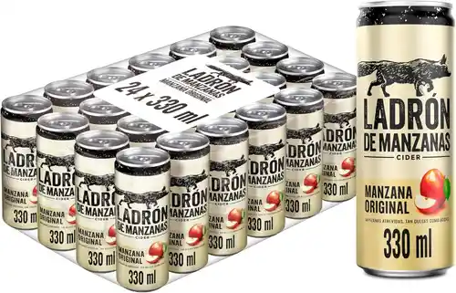 24x latas de Ladrón de Manzanas Cider 33cl