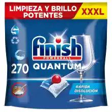 270 Pastillas para Lavavajillas Finish Powerball Quantum (0.11€/dosis)