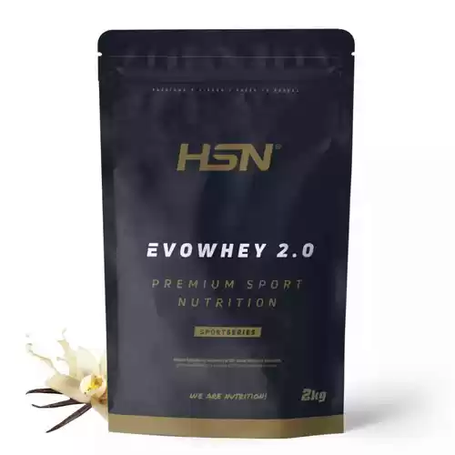 2kg Concentrado de Proteína de Suero de HSN Evowhey Protein 2.0  - Vainilla